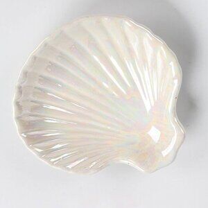 Ceramic Shell Jewelry Dish Organizer Ring Tray for Earrings Necklaces Keys